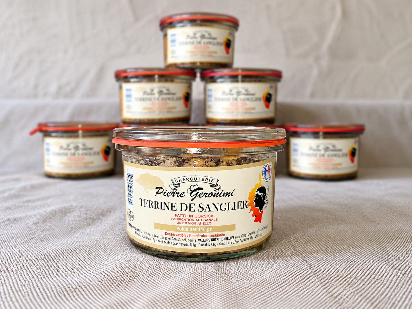 Terrines en verrine – 140 g